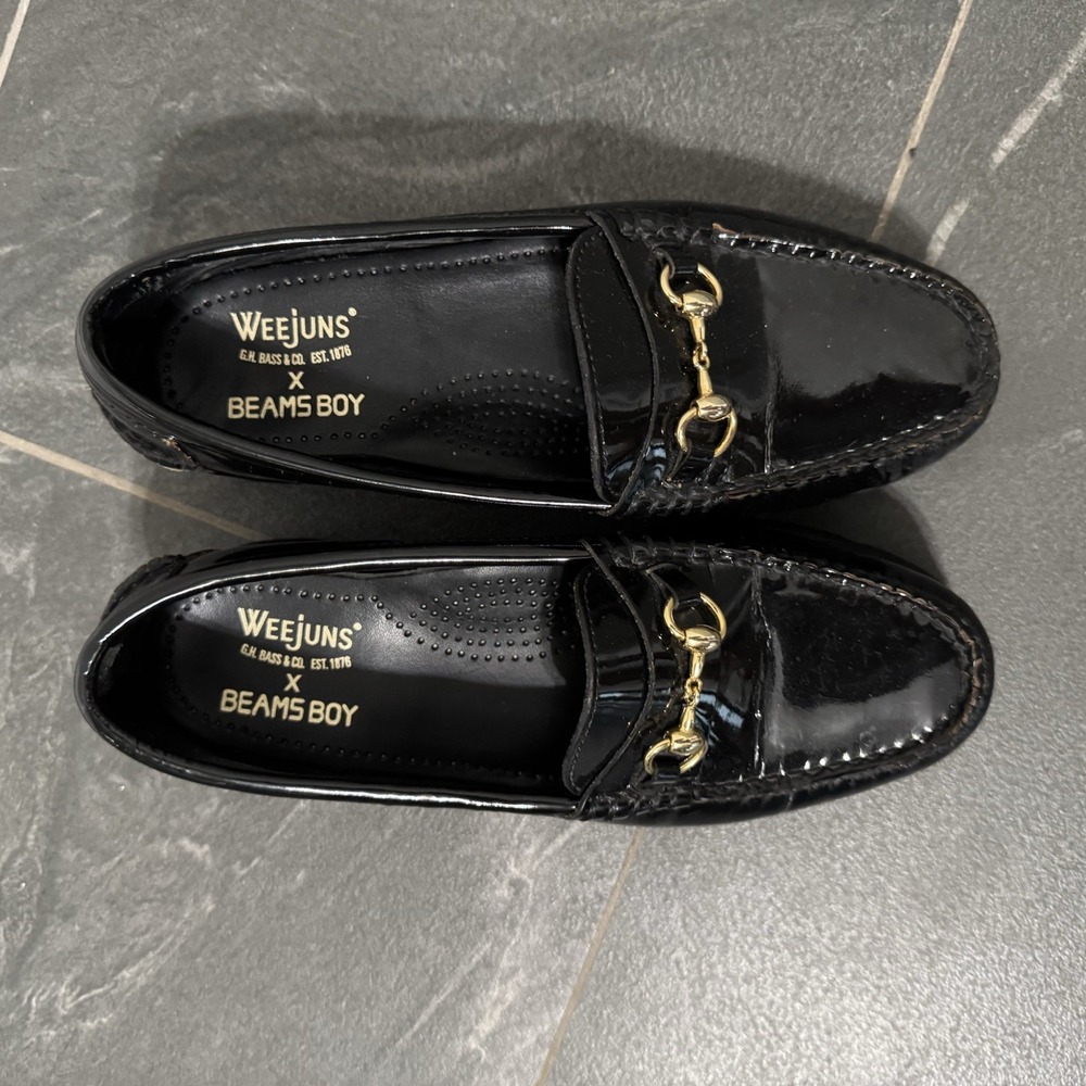 G.H. Bass x BEAMS BOY Special Edition Platform Bit Loafers Sz 6.5 Modern Rare - Picture 3 of 5